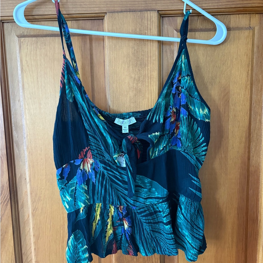 Patrons of Peace Multicolor Floral Camisole